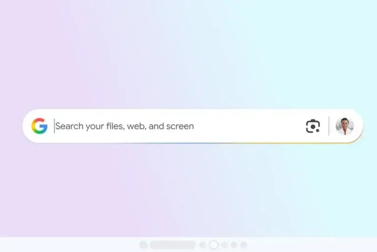 New Google Search Bar