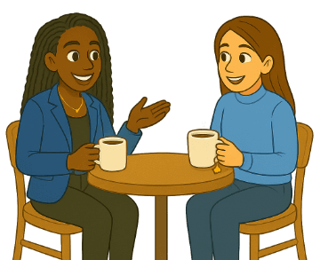 Chyeene and May chat