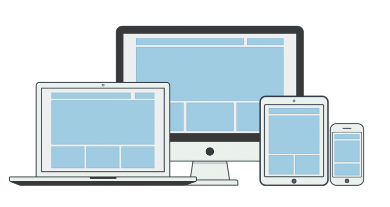 Desktop, laptop, tablet, and mobile screens.
