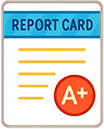 an a+ report card