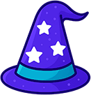 A wizard hat